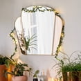 thumbnail image 4 of Paquete de 4 plantas artificiales falsas, hojas de enredaderas de hiedra, 20 luces LED de cadena, luces de hiedra colgantes para dormitorio, jardín, fiesta, decoración de pared y habitación, 4 of 5
