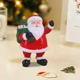 thumbnail image 6 of Litrail Christmas Resin Santa Figurine, Handcrafted Collectible Santa Claus Decor for Home Living Room Desk, Festive Xmas Gift, 6 of 6