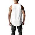thumbnail image 4 of Afdoent Mens Tank Tops Men's Solid Color Sports Fitness Training Basketball Vest Breathable, 4 of 4