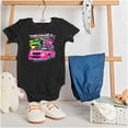 thumbnail image 3 of Retro Days of Thunder Movie Racecar Bodysuit Jumper Boys Infant Baby Brisco Brands NB, 3 of 6