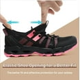 thumbnail image 6 of NeedBo Women's Hiking Water Shoes Quick Drying Outdoor Sport Sneakers, Black Rose 5.5, 6 of 9