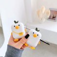 thumbnail image 2 of Compatible con Airpods Case, silicona 3D Animal Cute Penguin Chicken Duck Reindeer Piggy Fun Cartoon Character Airpod Cover (AirPods 1,2, Chicken with Bag) JAMW Sencillez, 2 of 5