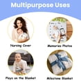 thumbnail image 4 of Cartel fotográfico Monthly Milestone Blanket A&JS Tots Baby, 60 x 40 +1 año, 4 of 7