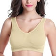 thumbnail image 3 of Jiyugala Women's Large Size A Piece Of Underwear Without Steel Ring No Trace Adjustment Bra, 3 of 4