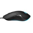 thumbnail image 4 of Wired Mouse Optical Gaming 6-key Mouse Office Portable Mute Mouse Mute Waterproof Receiver with Light for PC Laptop, Black, 4 of 8
