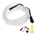 thumbnail image 1 of Cuerda de luz LED EL de 2m Unique Bargains, tira de luz de neón flexible para iluminación interior de automóviles, encendedor de cigarrillos (12v) azul hielo, 1 of 1