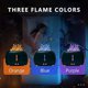 thumbnail image 4 of Cute Multicolored Flame Diffuser Humidifier,Essential Oil Aroma Therapy Diffuser with Waterless Auto-Off Protection,Fire Air Diffuser for Home Office, 4 of 5