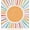 Boho Sun, variant on Vintage Black and White Mahjong Mat for Table 31.5 X 31.5 in, Gifts for Mahjong Players, Traditional Oriental Chinoiserie Chinese Anti-Slip Table Cover Tablecloth for Poker Board Card Tile Game