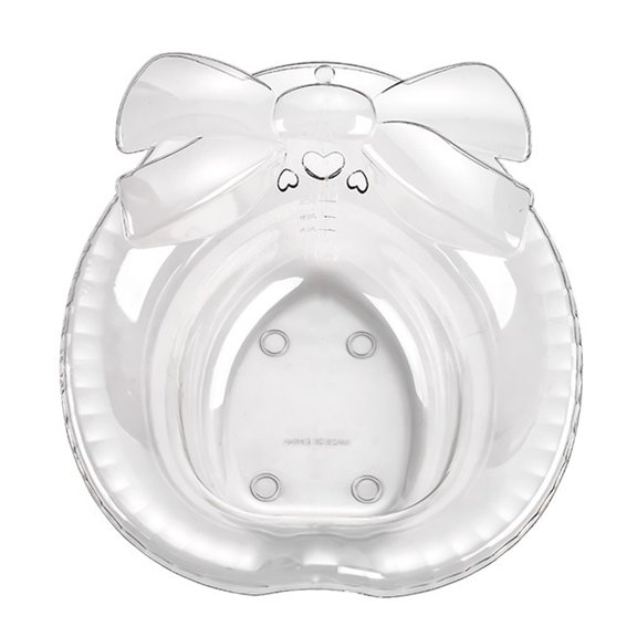Bidet Anti Overflow Deeper Bowl Toilet Sitz Bath Basin for Elderly Women Men Clear