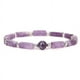 thumbnail image 4 of Pulsera de cuentas de piedra de cuarzo para hombres y mujeres, brazalete de amatista Natural, energía púrpura, piedra curativa, joyería elástica para terapia de salud, 4 of 4