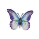 thumbnail image 1 of Decoraciones de pared Esculturas de pared 3D perfecl Mariposa Violeta, 1 of 8