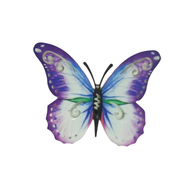 Decoraciones de pared Esculturas de pared 3D perfecl Mariposa Violeta