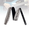 thumbnail image 1 of FUTUREORYY Correa Clásica Para Guitarra Eléctrica De Cuero PU Gris Cómoda Y Duradera, 1 of 8