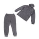 thumbnail image 4 of Chándal con cordón para hombre chándal versátil gris oscuro cómodo de poliéster para hombre para fitness, 4 of 7