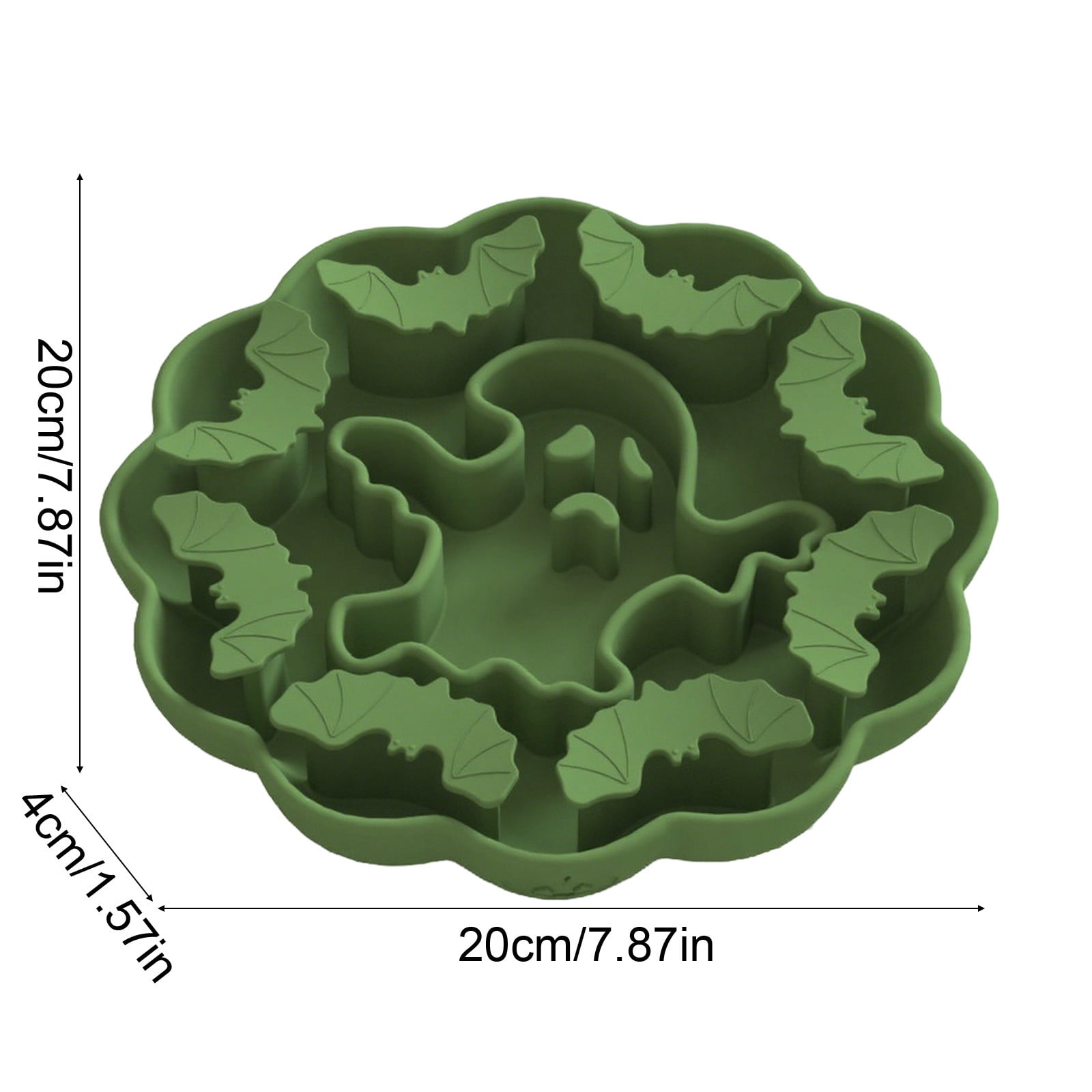 Pet Slow Feeder Bowl Silicone Dog Cat Food Bowl Anti Choking Maze Feeding Dish with Suction Base Non Slip Healthy Eating Dish for Small Medium Dogs Cats Feeding Training Bowl