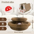 thumbnail image 3 of Accordion Magic Organ Cat Scratcher Toys for Indoor Cats - Cardboard Cat Scratching Board Ball Scratcher Pad 2 Pack, 3 of 7