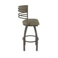 thumbnail image 4 of 860 Hunter 30" Swivel Bar Stool with Bronze Finish and Graph Cork Seat and Back, 4 of 5