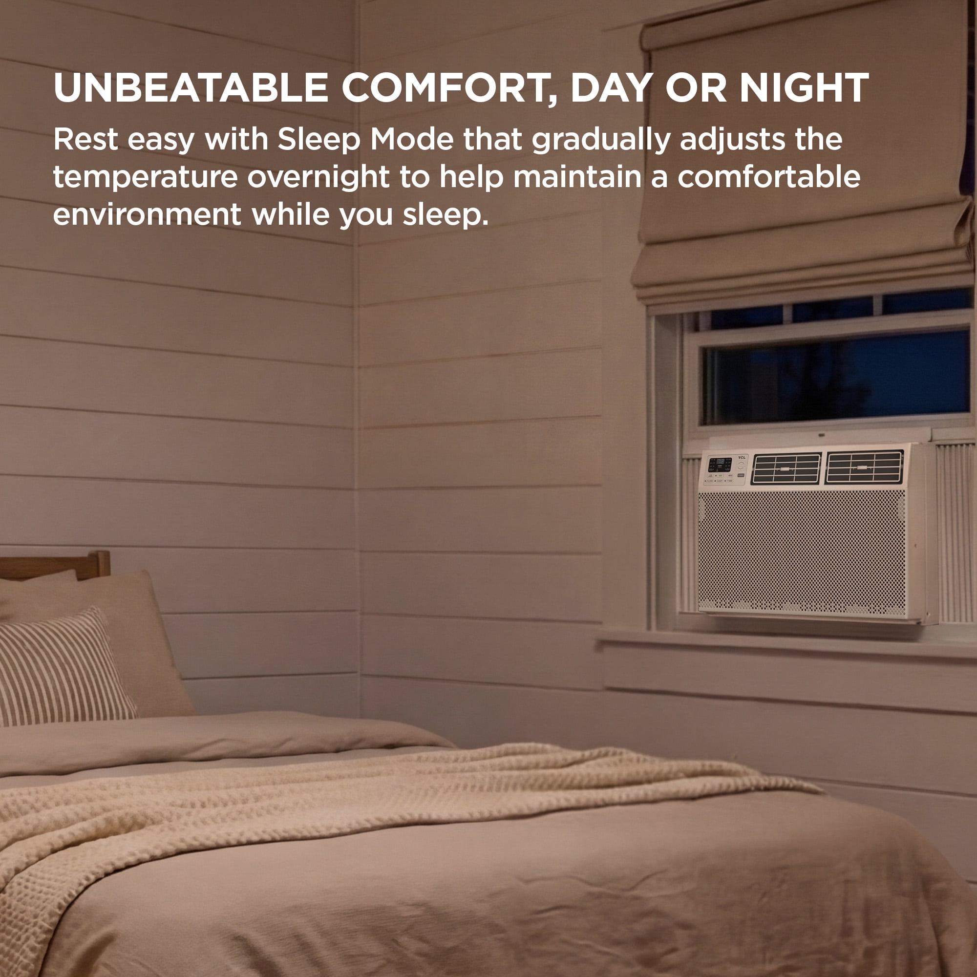 TCL 12,000 Btu - 550 Sq ft Window Air Conditioner, White