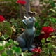 thumbnail image 3 of Cat And Butterfly Curiosity Garden Statue Feline Resin Durable Trees Flowers Fences Walkways Decoration, 3 of 5