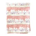 thumbnail image 1 of Tnarru 6x1.6 Yards Christmas Tree House Cotton Linen Sewing Cloth Pink, 1 of 8