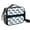 Police and Checkered, variant on Police and Megaphone Blue Pattern Insulated Lunch Bag with Shoulder Strap and Bottle Holder,Bento School Lunch Bag Box,11x9.5x3.5 Inches