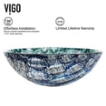 thumbnail image 5 of VIGO Oceania Glass Vessel Sink, 5 of 5