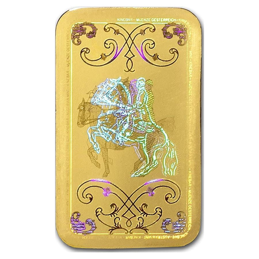 5 gram Gold Bar - KineBar Design (In Assay)