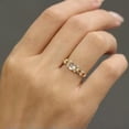 thumbnail image 5 of K-KED Wedding 925 Silver Filled Rings Elegant Women Cubic Zirconia Delicate Jewelry Size 6-10-6, 5 of 6