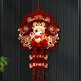 ZYHARUKO Luck Character Pendant 2025 Snake Year Blessing Hanging