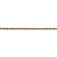 thumbnail image 3 of Real 14kt Yellow Gold 2.5mm Extra-Light Diamond Cut Rope Chain; 24 inch; Lobster Clasp; for Adults and Teens; for Women and Men, 3 of 5