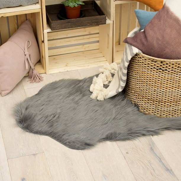 Jean Pierre Faux Fur 28 X 48 In Area Rug Dark Grey Com - Dark Grey Area Rug 9×12 Jean Pierre Faux Fur 28 X 48 In Area Rug Dark Grey Com - Dark Grey Area Rug 9×12