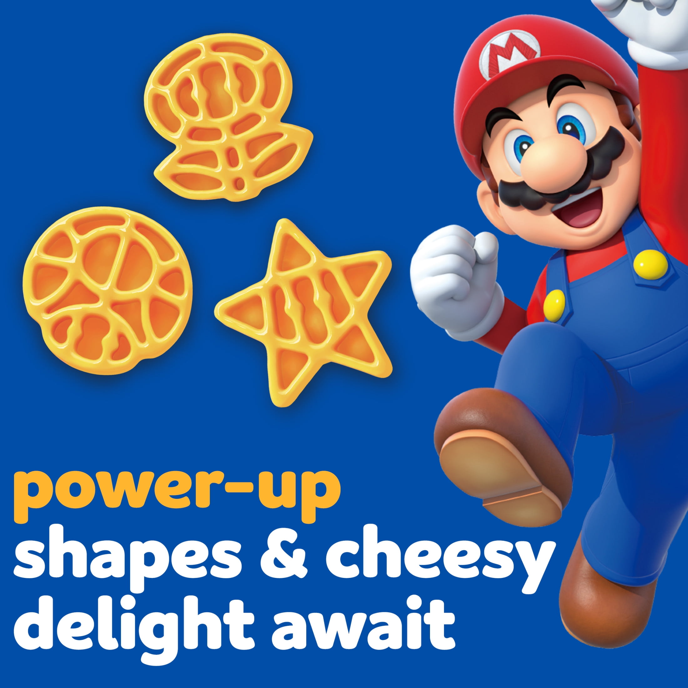 (12 pack) Kraft Mac and Cheese with Super Mario Power-Up Pasta Shapes, 1 Box, for Easy Dinner or Dinner Sides, Original Flavor, No Artificial Flavors, Preservatives or Dyes, 5.5 oz