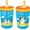 Bandit Healer and Chilli Heeler, variant on Zak Designs Sesame Street Kelso Toddler Tumblers For Travel or At Home, 15oz 2-Pack Durable Plastic Sippy Cups With Leak-Proof Design is Perfect For Kids (Elmo and Cookie Monster)