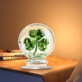 thumbnail image 5 of St. Patrick’s Day Decorations - 4-Leaf Clover Acrylic Centerpiece, Lucky Shamrock Table Decor, Green Party Supplies, Irish Holiday Home & Office Accent, 5 of 9