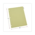thumbnail image 2 of Universal UNV20841 11 in. x 8.5 in. Insertable Tab Index with 8 Clear Tabs - Buff (24/Box), 2 of 6