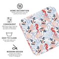 thumbnail image 4 of Pofeuu Sea Horse And Corals Print Leather Coasters Set of 6, Round Cups Mugs Mat Pad for Home Kitchen Heat Resistant Drink Coasters,Square, 4 of 7