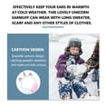 thumbnail image 3 of Cache-Oreilles Licorne Adorable pour Enfants Cache-Oreilles Chaud Licorne Réchauffe-Oreilles d'Hiver, 3 of 9