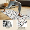 thumbnail image 4 of White Cow Black Spot Couple Pattern Hot Yoga Mat Towel Non Slip for Hot Yoga - Quick-Drying Yoga Mat Cover with 4 Corner Pockets with Travel Bag - Hot Yoga Towel Non Slip 74"x26", 4 of 6