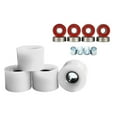 thumbnail image 1 of Roues de Skateboard 4Pcs PU 60x45mm 78A Roulements de Freeskate Haute Densité Patin à Roulettes Longboard Blanc, 1 of 8