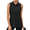 Black, variant on Womens Golf Polo Shirts Workout Quick Dry Tank Tops Women V Neck Tennis Shirt Athletic Tops