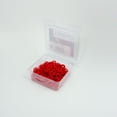 thumbnail image 2 of Amelia Beauty | 1/2in, Red, Elastic Rubber Band Pony Tail Holders | Made in USA, Ideal for Ponytails, Braids, Twists, Dreadlocks, Styling Accessories for Women, Men and Girls | 500 Pack, 2 of 9
