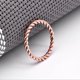 thumbnail image 1 of EXHUMKY Anillo Simple De Rosa Dorado Para Con Superficie Suave Y Duradera, 1 of 8