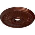 thumbnail image 3 of Ekena Millwork 20 1/8"OD x 3 7/8"ID x 1 7/8"P Berkshire Ceiling Medallion (Fits Canopies up to 6 3/8"), Hand-Painted Antique Copper, 3 of 7