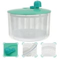 thumbnail image 6 of Raindrops Vegetable Dryer Salad Water Drainer Manual Fruit Dryer Kitchen Drying Tool 2.5L, 6 of 8
