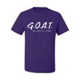 thumbnail image 2 of Wild Bobby Goat God Over All Things Inspirational/Christian Men Graphic Tee, Purple, X-Large, 2 of 6