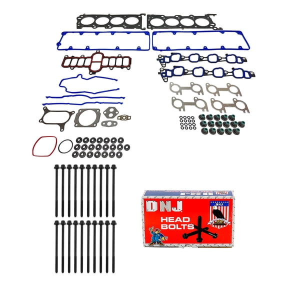 DNJ HGB4178 Cylinder Head Gasket Set Fits Cars & Trucks 04-08 Fitsd 4.6L SOHC 16V