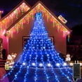 thumbnail image 1 of AMERTEER Outdoor Christmas Decorations 344 LED Star Lights Easy Installation & Waterproof Christmas Lights 8 Modes Christmas Tree Lights for Xmas Tree Home Wedding Thanksgiving Party Holi, 1 of 14
