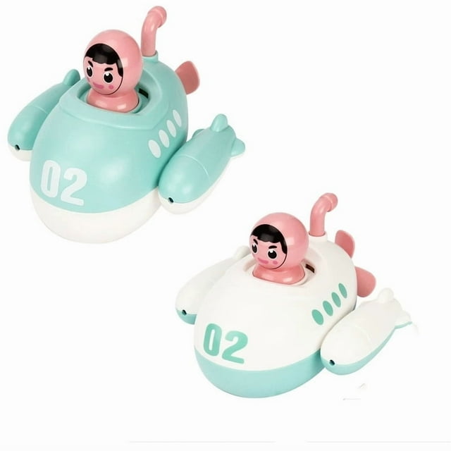 Baby bath water toy - 1-2 Year Old Baby submarine, submarine Toys for 6-9-12-18-24 Month, 1st Birthday Gifts for Boys Girl (one colors randomly sent)