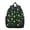Alien Peace Sign, variant on Alien Peace Sign Black Pattern Backpack for School, Cute School Bag with Adjustable Shoulder Straps and Padded Back, 13.8"x11.4"x6"