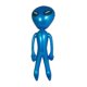thumbnail image 3 of Accesorios inflables para extraterrestres, figuras de extraterrestres, juguetes inflables, globos para temática extraterrestre. Azul, 3 of 9